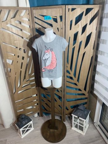 t-shirt fille 10ans motif licorne