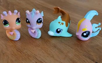 Lot de 4 personnages Little Petshop