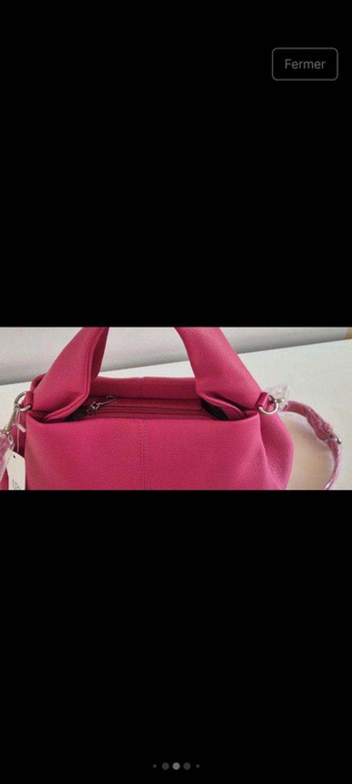 Sac à main fushia 30x20x15 cm neuf - photo numéro 5