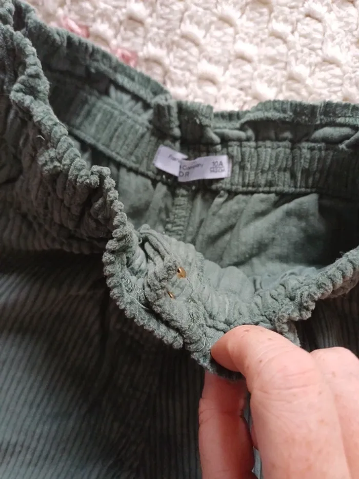 Short en velours taille élastique - photo numéro 2