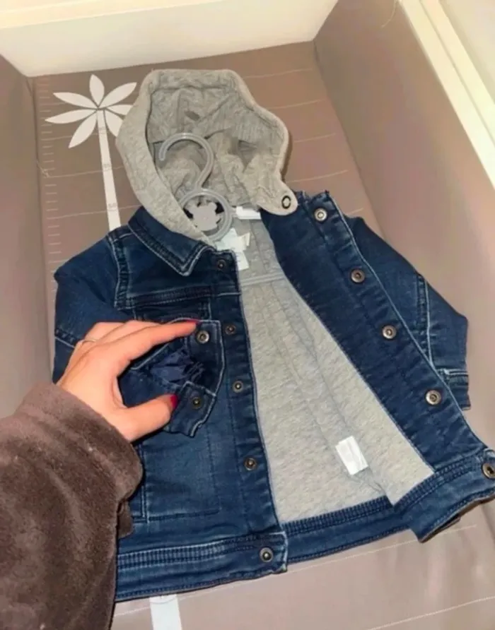 Veste en jean 6 mois Orchestra Neuve - photo numéro 3