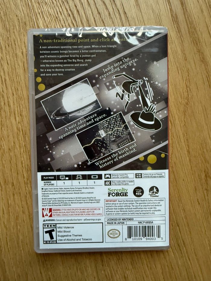 Genesis Noir, jeu Nintendo Switch NEUF sous blister - photo numéro 2