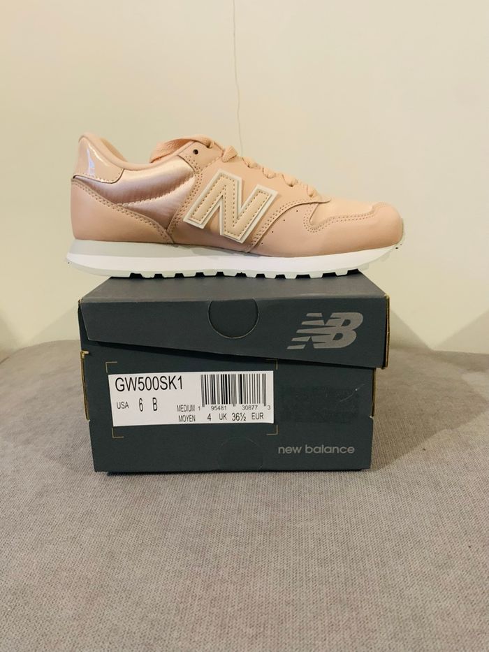 Basket New balance 500 vieux rose - photo numéro 6