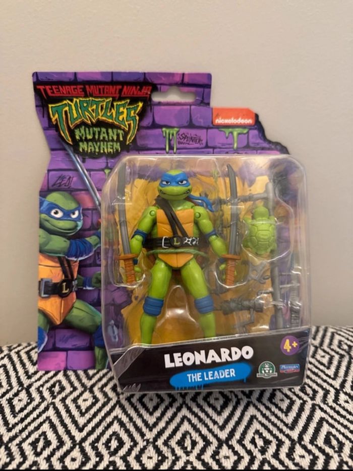 Giochi Preziosi - Tortues Ninja, Figurine articulée Leonardo