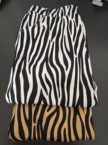 Lot de 2 pantalons zebré 