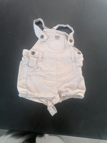 Salopette short 6 mois kiabi