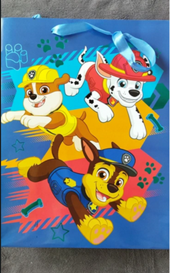 sac cadeau pat patrouille