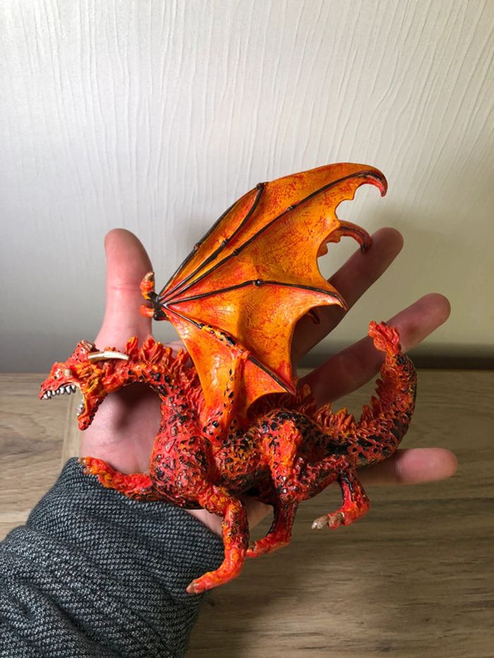 Jouet figurine dragon monstre créature vintage fantasy plastoy - photo numéro 5