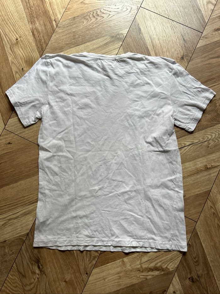 T-shirt Blanc H&M L.O.G.G. Imprimé Graphique Abstrait Art - photo numéro 4