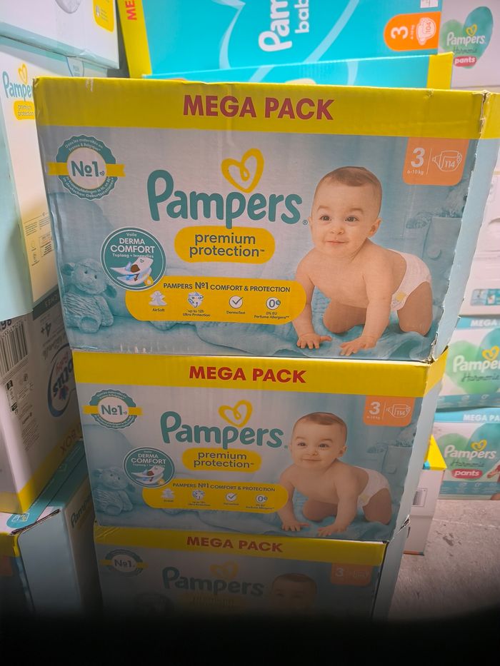 Pampers premium taille 3 2 cartons