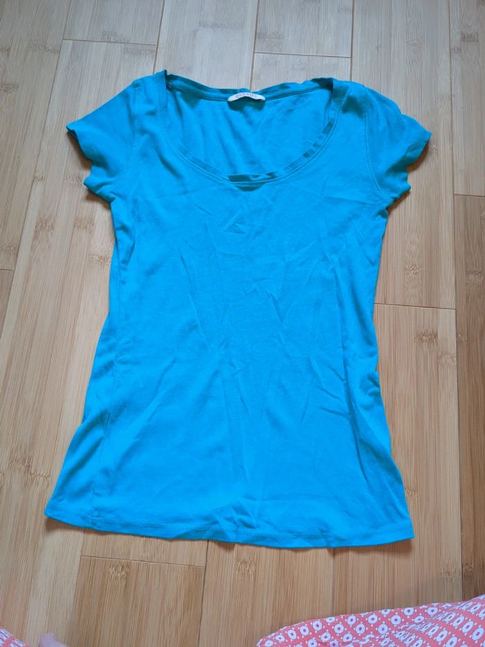 Lot 4 t-shirts unis Camaïeu - photo numéro 8