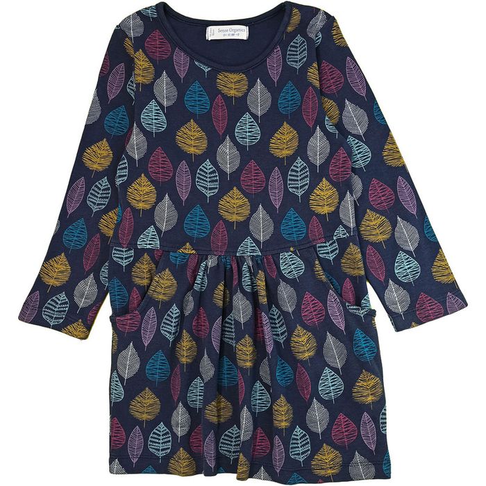 Robe à manches longues 24 mois en coton bio Sense Organics