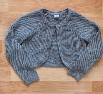 Boléro gris pailleté Gap 5 ans