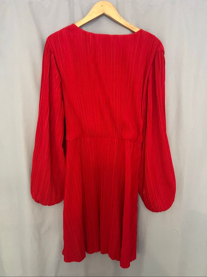 Robe portefeuille rouge H&M - photo numéro 6
