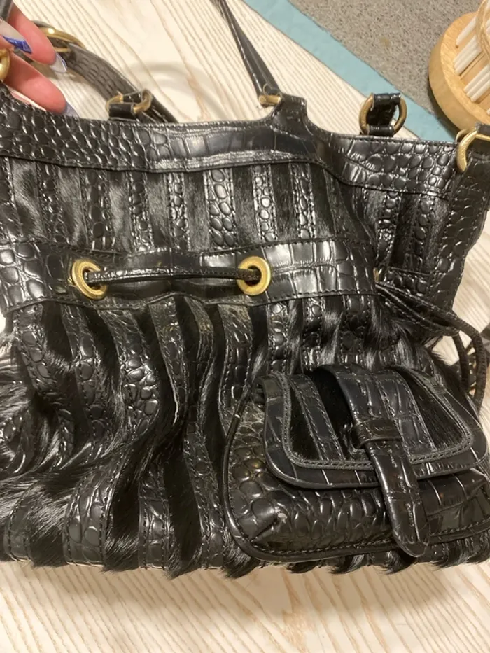 sac 1er flirt LANCEL grand model noir cuir authentique - photo numéro 17