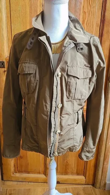 Veste Massimo Dutti kaki vintage