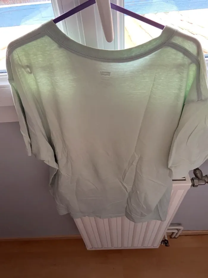 T-Shirt manches courtes Levi’s vert menthe - photo numéro 2