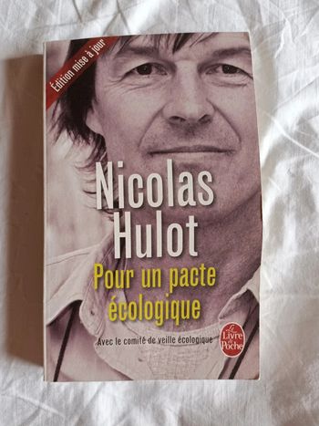Nicolas Hulot pour un pacte écologique
