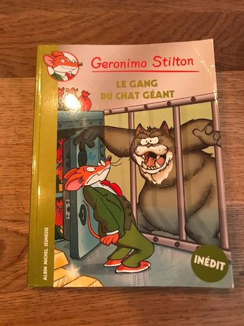 Livre Geronimo Stilton Inédit Le gang du chat géant