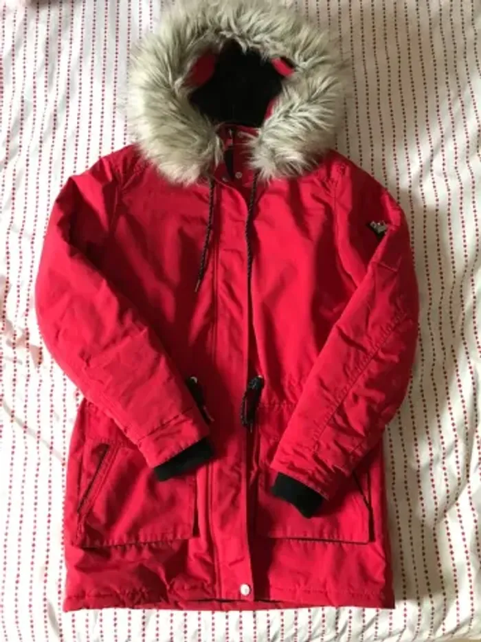 Manteau long rouge