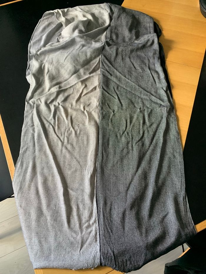 Écharpe grise et noir Homme