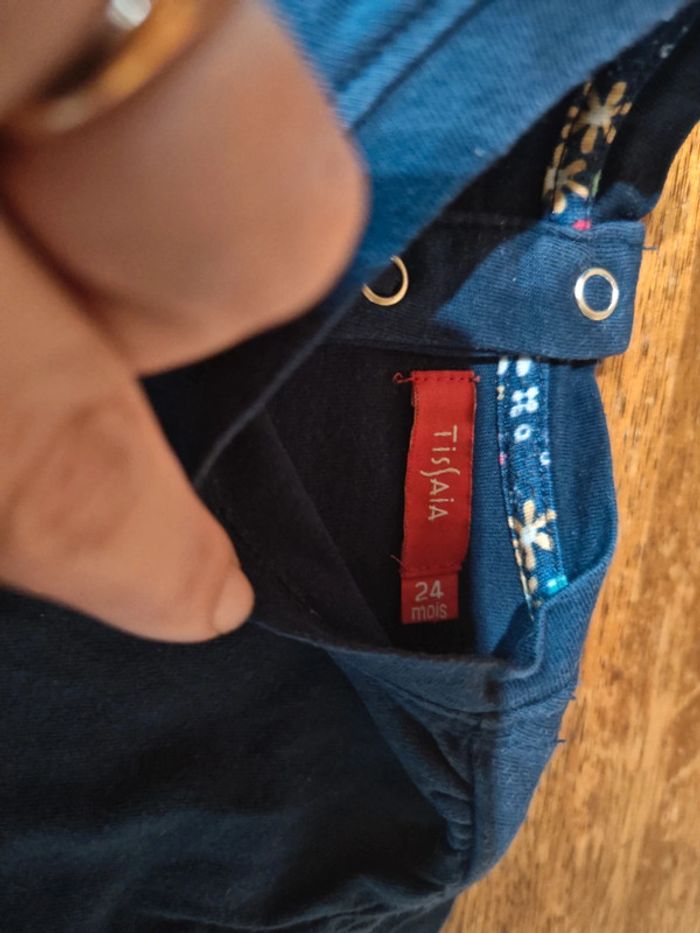 T shirt chat fille taille 24 mois Tissaia - photo numéro 3