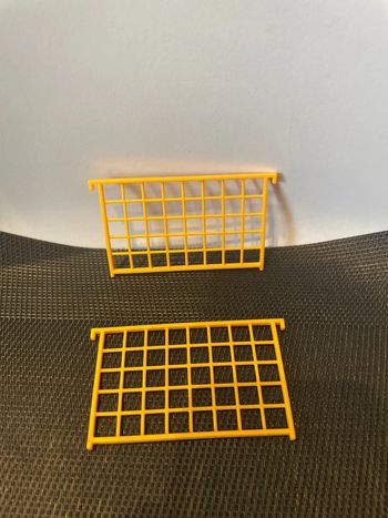 Playmobil lot 2 barrières jaunes clinique vétérinaire 4009 6425 centre soins animalier