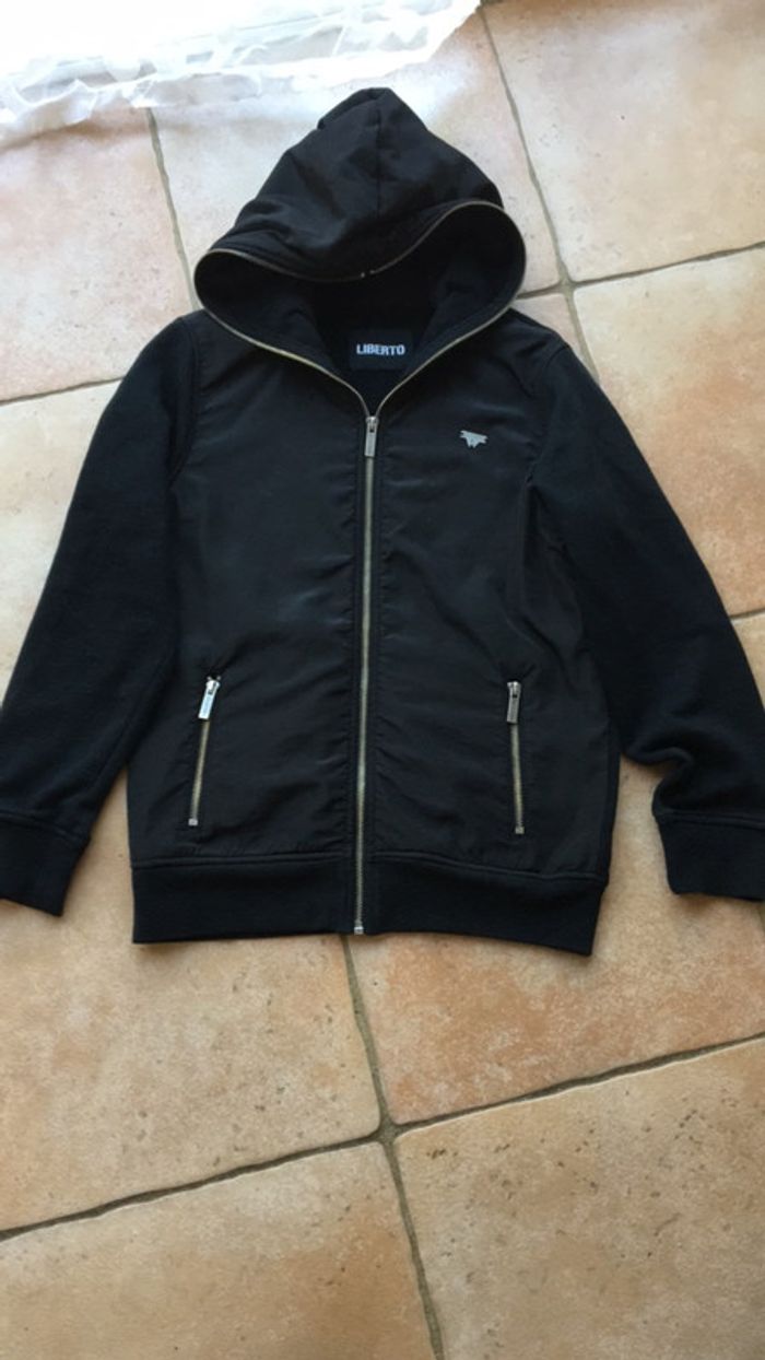 Veste Liberto noire en 12 ans
