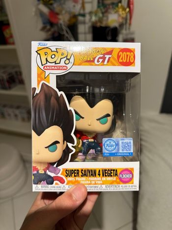 Funko Pop Super Saiyan 4 Vegeta Flocked 2078 - Dragon ball GT