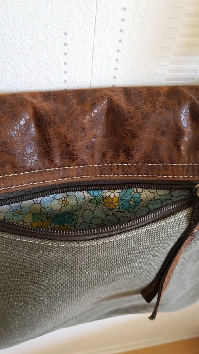 Sac bandoulière kaki - photo numéro 5