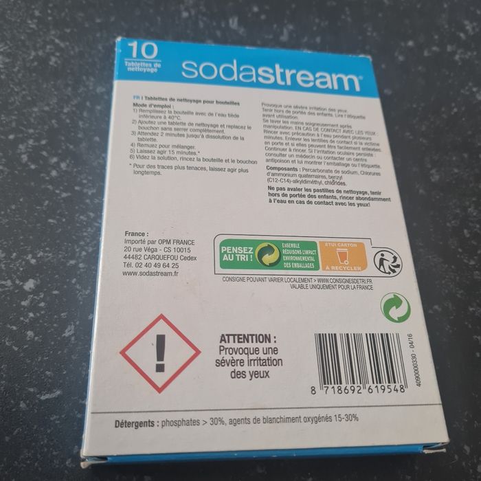 Tablettes nettoyage Sodastream - photo numéro 2