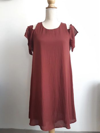 Robe mi longue épaules dénudées Kiabi T36