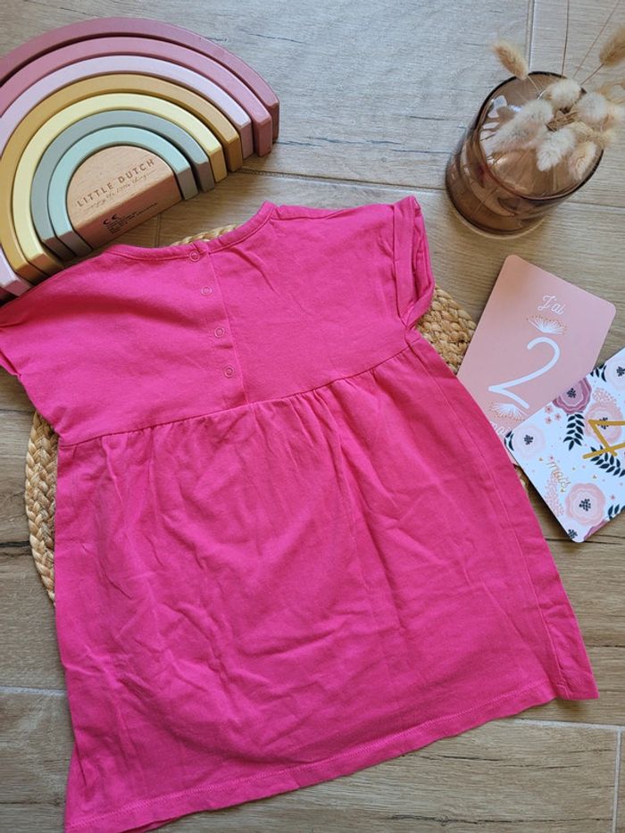 🌸Robe rose fille 24 mois 86 cms - photo numéro 3