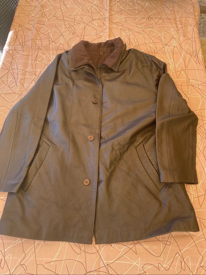 Veste  3/4 en cuir