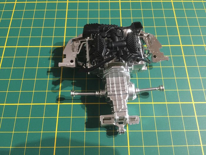 Moteur pièce détachée miniature Bburago burago Porsche 996 Turbo 1/18 1/18e 1/18eme #A68