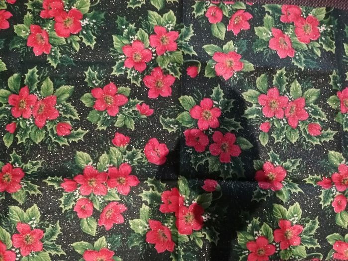 Lot de 125 morceaux de tissu de Noël - photo numéro 4