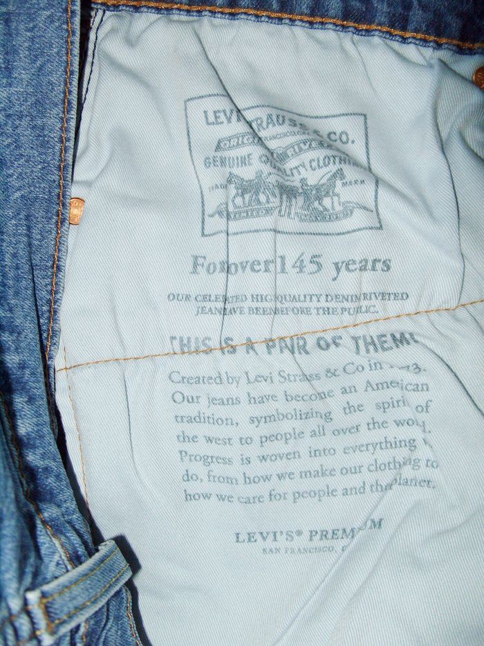Jean Levi's 512 Skinny Stretch Bleu Used W36L34 - photo numéro 8