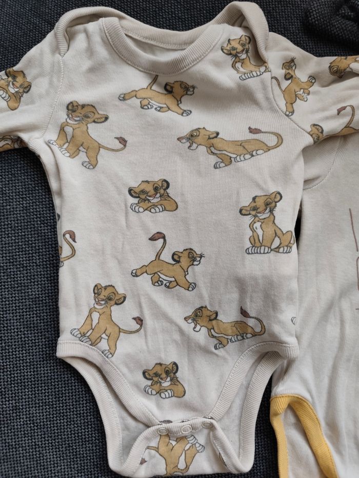 Lots de Body bébé garçon roi lion - photo numéro 4