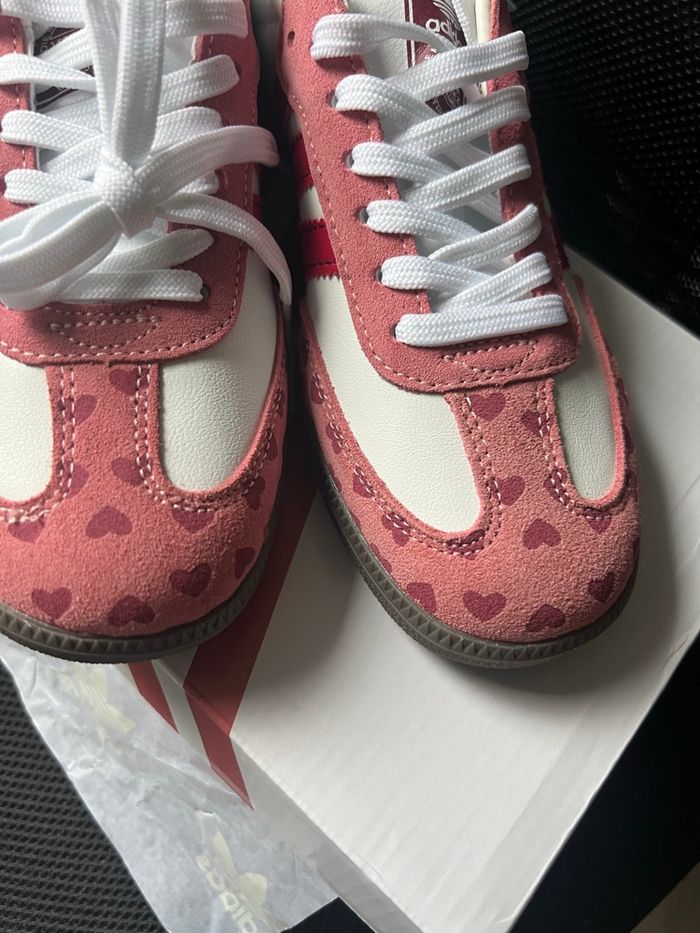 adidas x comme des garçons samba cœur - photo numéro 6