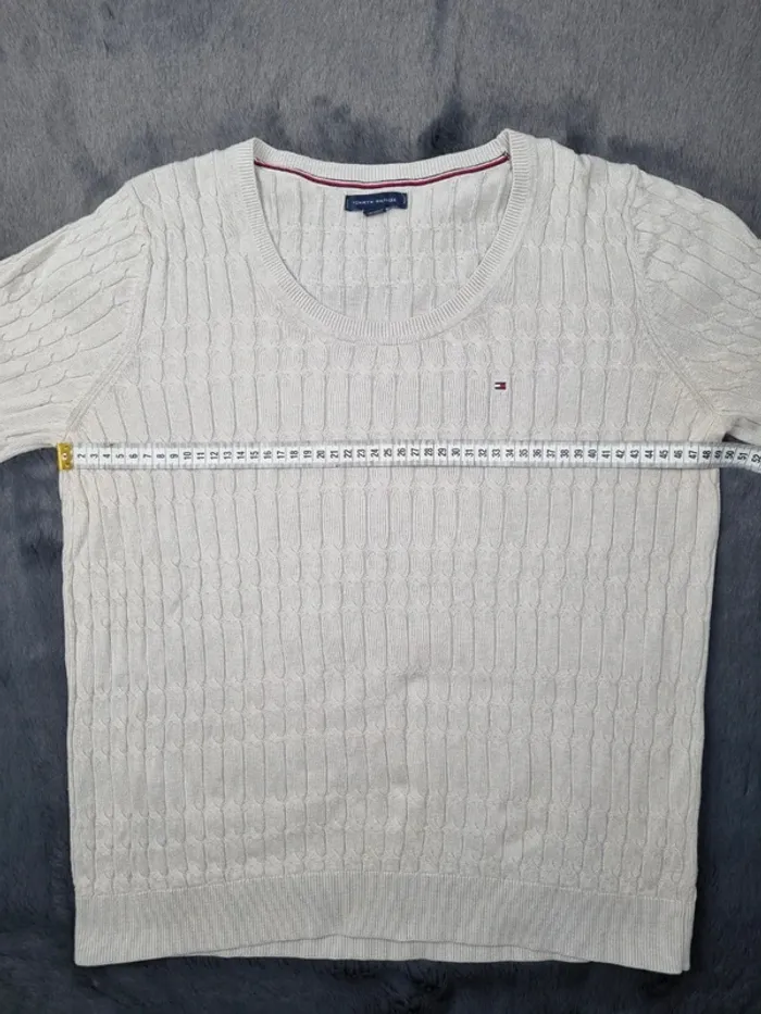 Sweat Tommy Hilfiger beige, M Femmes - photo numéro 8
