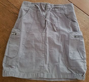 jupe beige rayée blanche Orchestra. Taille 8-10 ans