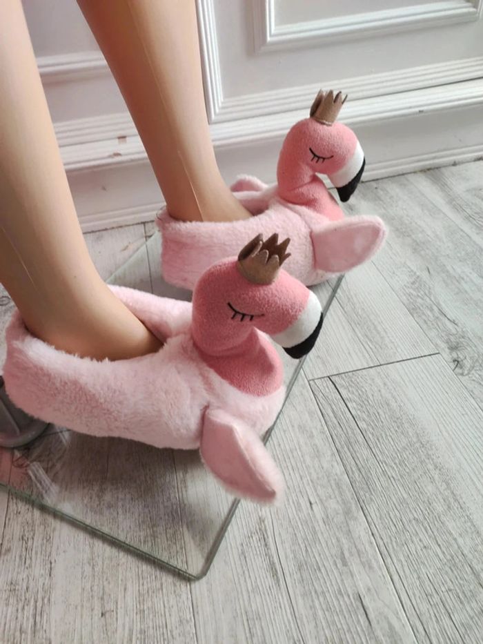 Les chaussons de Patoche flamand rose - photo numéro 2