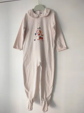 (c) pyjama rose Noël Verbaudet 2ans