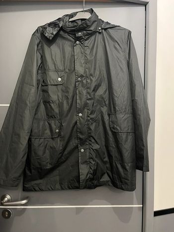 Coupe vent k way imperméable homme M noir