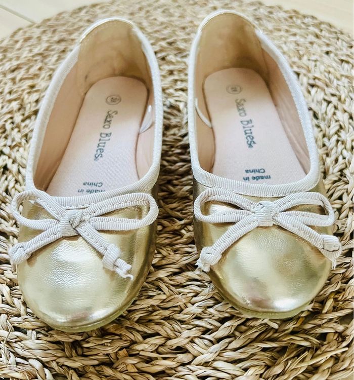 Ballerines dorées Saxo Blues - photo numéro 3