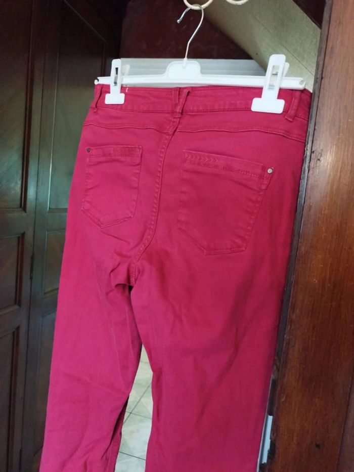 Jeans bordeaux droit Grain De Malice L/40 - photo numéro 9