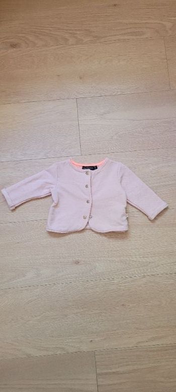 Gilet rose pailleté