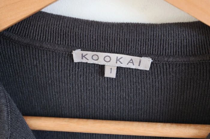 C41 blouse gris kookai T1 - photo numéro 3