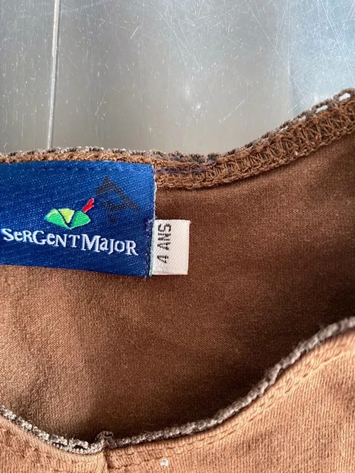 Teeshirt marron baba africain sergent major 4 ans - photo numéro 3