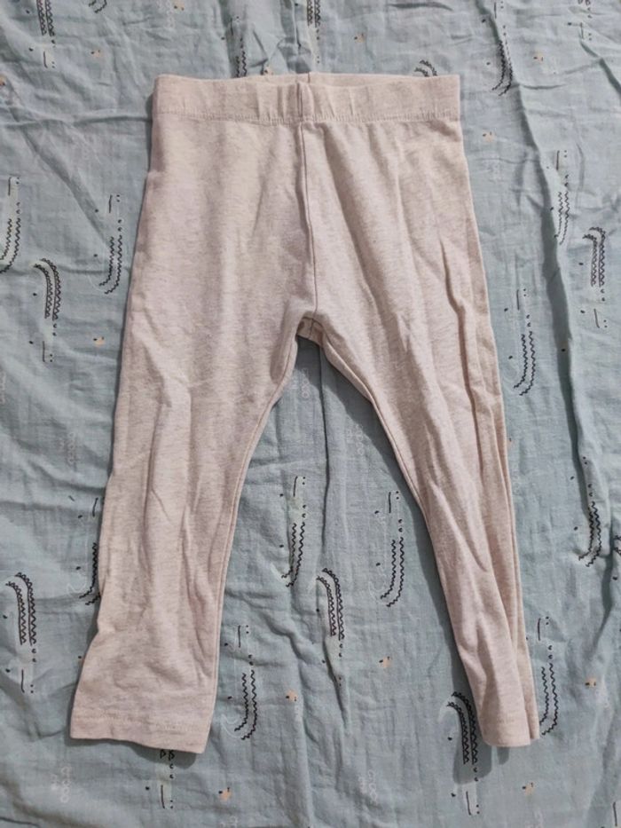Legging/caleçon beige T.24 mois